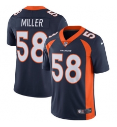 Youth Nike Denver Broncos #58 Von Miller Elite Navy Blue Alternate NFL Jersey