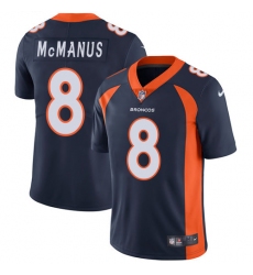 Youth Nike Denver Broncos #8 Brandon McManus Navy Blue Alternate Vapor Untouchable Limited Player NFL Jersey