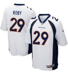 Men's Nike Denver Broncos #29 Bradley Roby Game White NFL Jersey