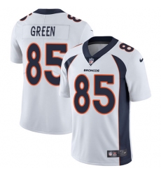 Youth Nike Denver Broncos #85 Virgil Green Elite White NFL Jersey