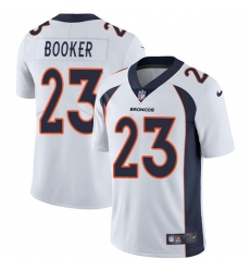 Youth Nike Denver Broncos #23 Devontae Booker Elite White NFL Jersey