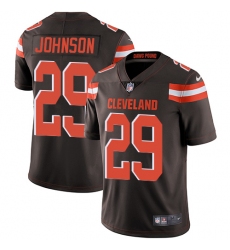 Youth Nike Cleveland Browns #29 Duke Johnson Elite Brown Team Color NFL Jersey