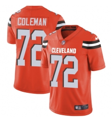 Youth Nike Cleveland Browns #72 Shon Coleman Elite Orange Alternate NFL Jersey