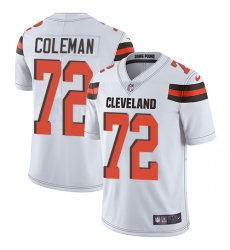 Youth Nike Cleveland Browns #72 Shon Coleman Elite White NFL Jersey