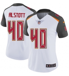 Women's Nike Tampa Bay Buccaneers #40 Mike Alstott Elite White NFL Jersey