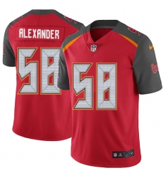 Youth Nike Tampa Bay Buccaneers #58 Kwon Alexander Elite Red Team Color NFL Jersey