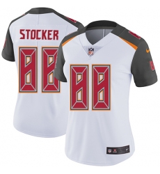Women's Nike Tampa Bay Buccaneers #88 Luke Stocker Elite White NFL Jersey