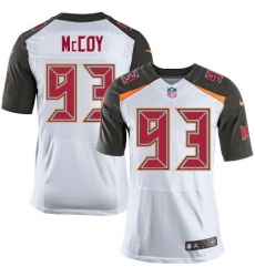 Men's Nike Tampa Bay Buccaneers #93 Gerald McCoy Elite White NFL Jersey