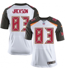 Men's Nike Tampa Bay Buccaneers #83 Vincent Jackson Elite White NFL Jersey