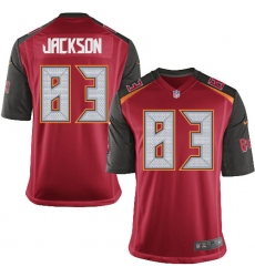 Youth Nike Tampa Bay Buccaneers #83 Vincent Jackson Game Red Team Color NFL Jersey