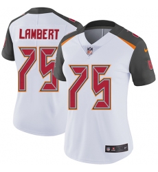 Women's Nike Tampa Bay Buccaneers #75 Davonte Lambert White Vapor Untouchable Limited Player NFL Jersey