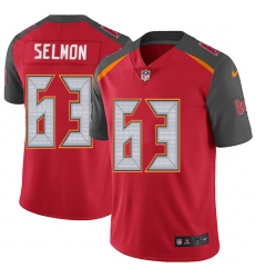 Youth Nike Tampa Bay Buccaneers #63 Lee Roy Selmon Elite Red Team Color NFL Jersey