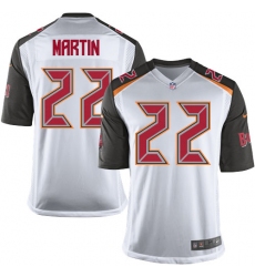 Men's Nike Tampa Bay Buccaneers #22 Doug Martin Game White NFL Jersey