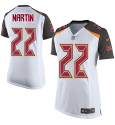 Women's Nike Tampa Bay Buccaneers #22 Doug Martin Game White NFL Jersey