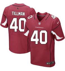 Men's Nike Arizona Cardinals #40 Pat Tillman Elite Red Team Color NFL Jersey