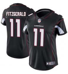 Women's Nike Arizona Cardinals #11 Larry Fitzgerald Elite Black Alternate NFL Jersey