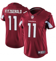 Women's Nike Arizona Cardinals #11 Larry Fitzgerald Elite Red Team Color NFL Jersey