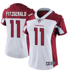 Women's Nike Arizona Cardinals #11 Larry Fitzgerald Elite White NFL Jersey
