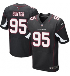 Men's Nike Arizona Cardinals #95 Rodney Gunter Elite Black Alternate NFL Jersey