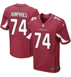 Men's Nike Arizona Cardinals #74 D.J. Humphries Elite Red Team Color NFL Jersey