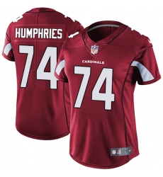 Women's Nike Arizona Cardinals #74 D.J. Humphries Elite Red Team Color NFL Jersey
