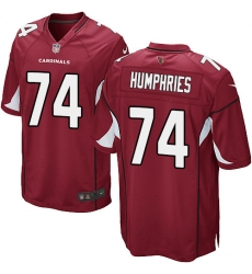 Youth Nike Arizona Cardinals #74 D.J. Humphries Game Red Team Color NFL Jersey