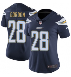 Women's Nike Los Angeles Chargers #28 Melvin Gordon Navy Blue Team Color Vapor Untouchable Limited Player NFL Jersey