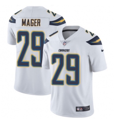 Youth Nike Los Angeles Chargers #29 Craig Mager Elite White NFL Jersey