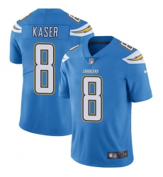 Men's Nike Los Angeles Chargers #8 Drew Kaser Electric Blue Alternate Vapor Untouchable Limited Player NFL Jersey