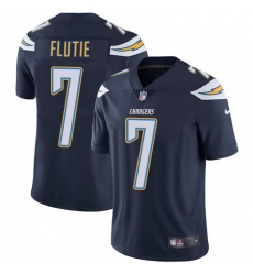 Youth Nike Los Angeles Chargers #7 Doug Flutie Navy Blue Team Color Vapor Untouchable Limited Player NFL Jersey
