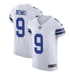 Men's Nike Dallas Cowboys #9 Tony Romo Elite White NFL Jersey