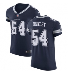 Men's Nike Dallas Cowboys #54 Chuck Howley Navy Blue Team Color Vapor Untouchable Elite Player NFL Jersey