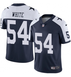 Youth Nike Dallas Cowboys #54 Randy White Navy Blue Throwback Alternate Vapor Untouchable Limited Player NFL Jersey