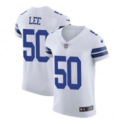 Men's Nike Dallas Cowboys #50 Sean Lee Elite White NFL Jersey