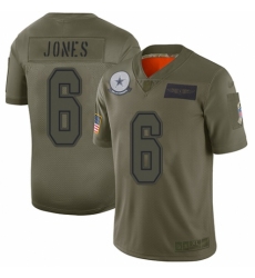 Youth Dallas Cowboys #6 Chris Jones Limited Camo 2019 Salute to Service Football Jersey