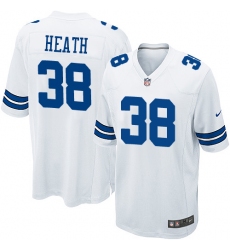 Men's Nike Dallas Cowboys #38 Jeff Heath Game White NFL Jersey