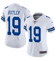 Women's Nike Dallas Cowboys #19 Brice Butler White Vapor Untouchable Limited Player NFL Jersey