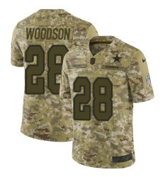 Youth Nike Dallas Cowboys #28 Darren Woodson Limited Camo 2018 Salute to Service NFL Jersey