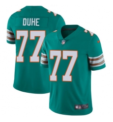 Youth Nike Miami Dolphins #77 Adam Joseph Duhe Elite Aqua Green Alternate NFL Jersey