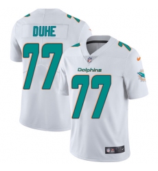 Youth Nike Miami Dolphins #77 Adam Joseph Duhe White Vapor Untouchable Limited Player NFL Jersey