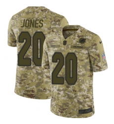 Youth Nike Miami Dolphins #20 Reshad Jones Limited Camo 2018 Salute to Service NFL Jersey