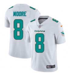 Youth Nike Miami Dolphins #8 Matt Moore White Vapor Untouchable Limited Player NFL Jersey