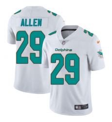 Youth Nike Miami Dolphins #29 Nate Allen Elite White NFL Jersey