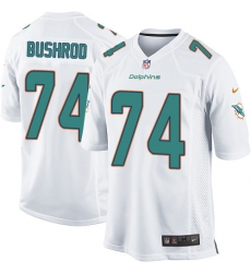 Men's Nike Miami Dolphins #74 Jermon Bushrod Game White NFL Jersey