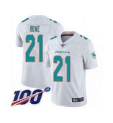 Men's Miami Dolphins #22 T.J. McDonald Aqua Green Alternate Vapor Untouchable Limited Player 100th Season Football Jersey