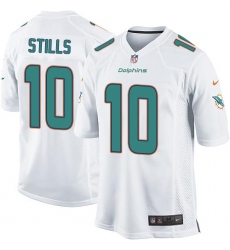 Men's Nike Miami Dolphins #10 Kenny Stills Game White NFL Jersey