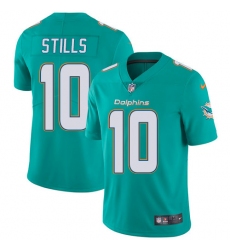 Youth Nike Miami Dolphins #10 Kenny Stills Aqua Green Team Color Vapor Untouchable Limited Player NFL Jersey
