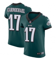 Men's Nike Philadelphia Eagles #17 Harold Carmichael Midnight Green Team Color Vapor Untouchable Elite Player NFL Jersey