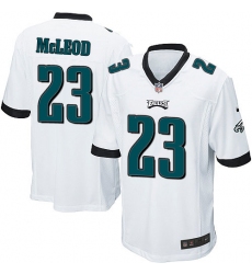 Men's Nike Philadelphia Eagles #23 Rodney McLeod Game White NFL Jersey