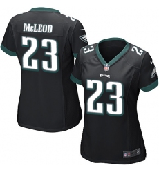 Women's Nike Philadelphia Eagles #23 Rodney McLeod Game Black Alternate NFL Jersey